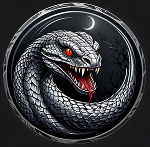 Snake with Moon 2